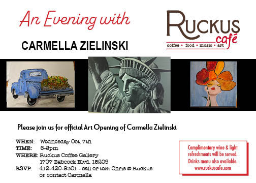 Art Opening: Carmela Zielinski