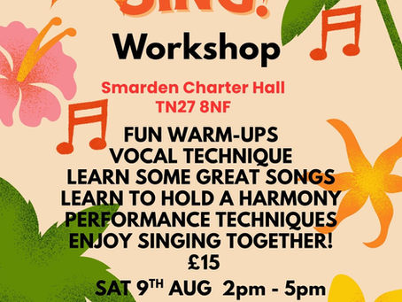 Summer Sing! Workshop