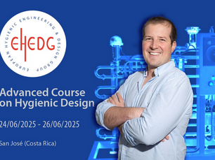 Advanced Hygienic Design course, certified by EHEDG
