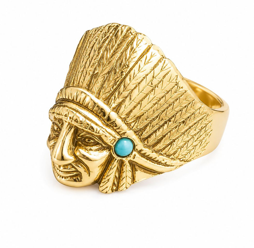 Thumbnail: Great Indian Chief Ring | GOLD