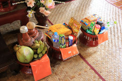 Ofrenda para los monjes