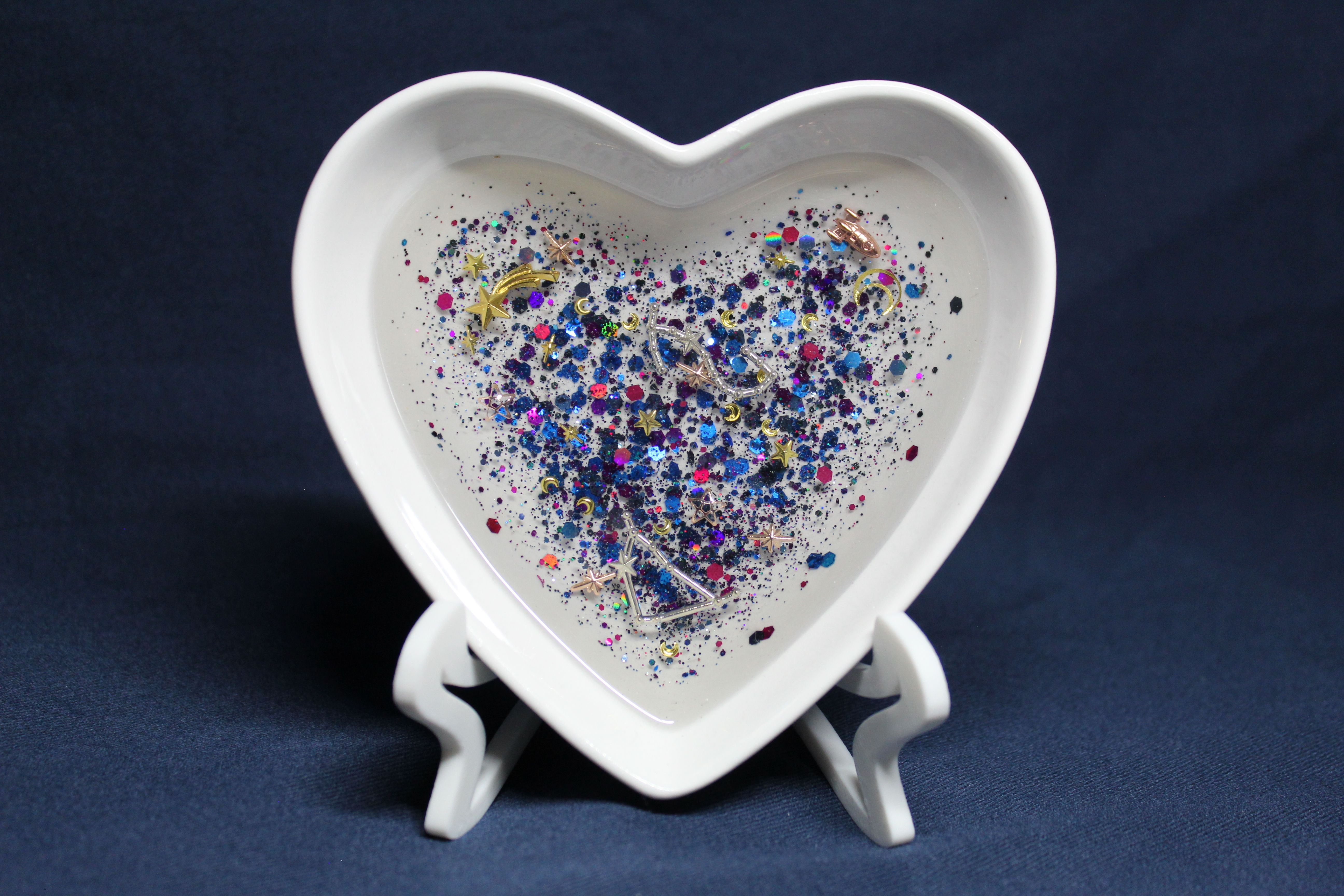 Large Heart Shaped Ring Dishes
