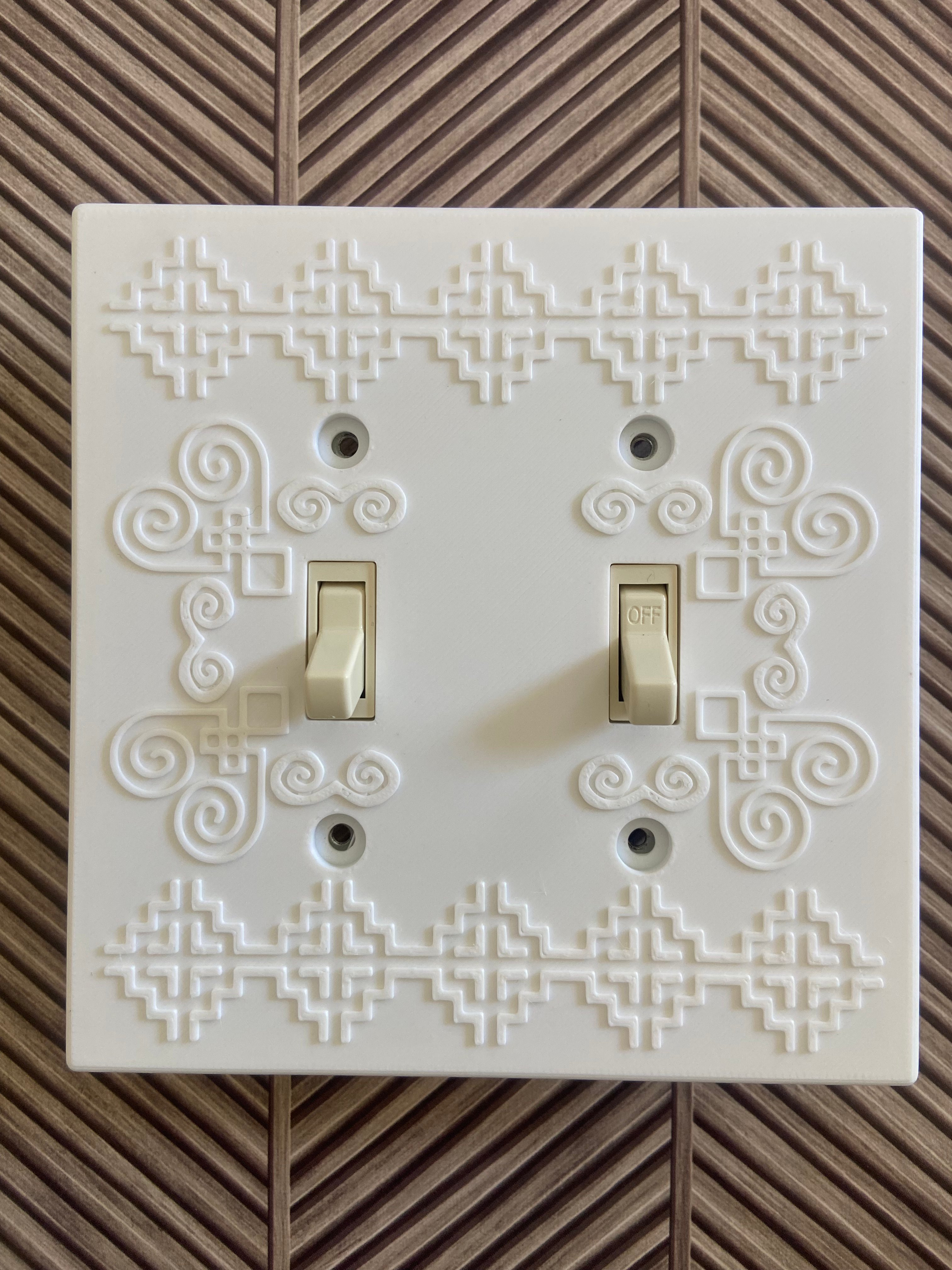 Toggle Light Switch Plates Design A2