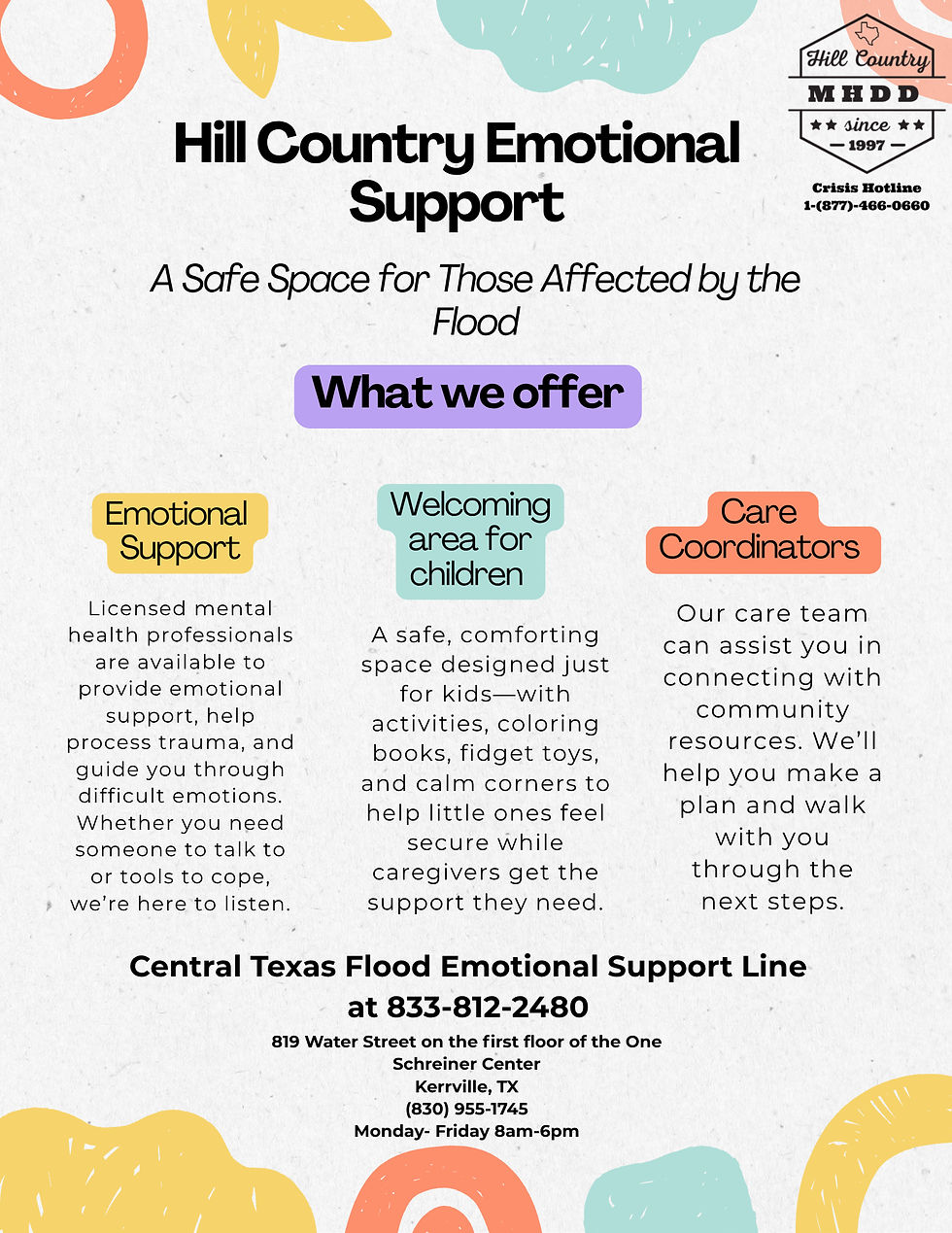 Kerrville - MHDD emotional support