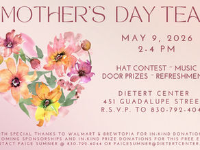 Kerrville -  Mother's Day Tea