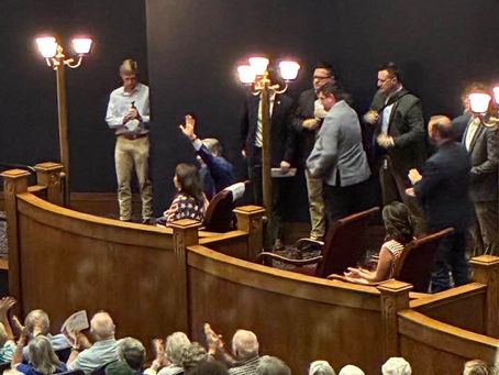Kerrville - Governor Greg Abbott attends Symphony of the Hills concert