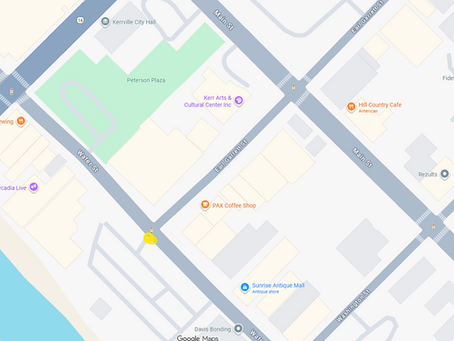 Kerrville - sidewalk repair at Earl Garrett