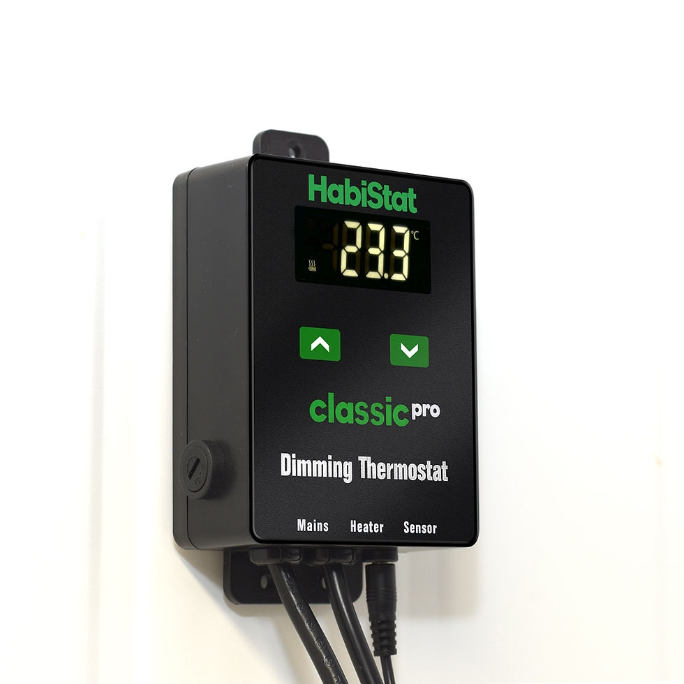 Thumbnail: HabiStat Classic Pro Dimming Thermostat, Black, 450 Watt