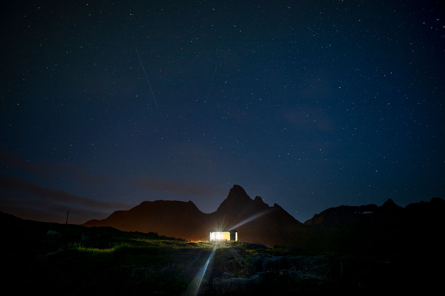 The sleeping giant, Meafjordvaer, Senja