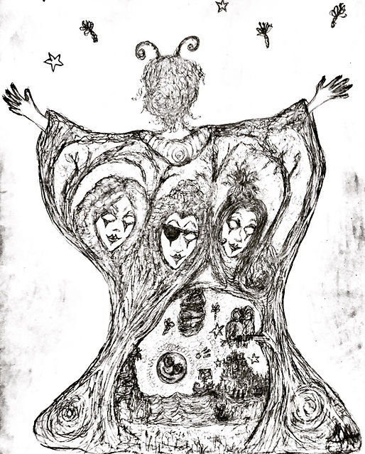 Power of Love- pencil drawing