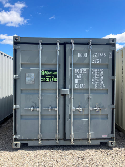cost less containers, storage containers on commercial job site