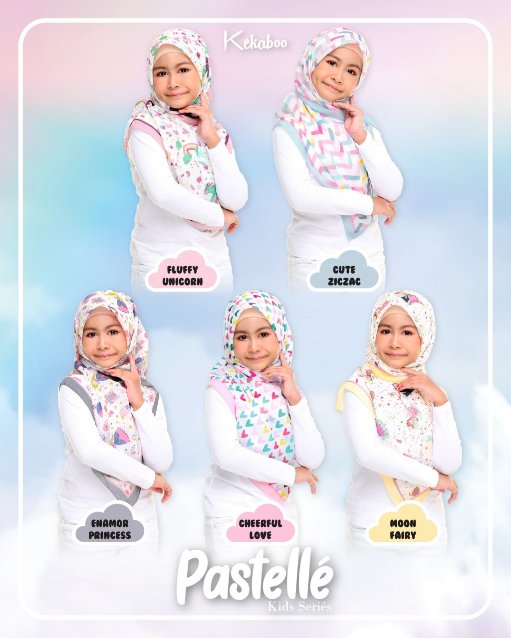 Kekaboo Bawal Pastellé Kids Series
