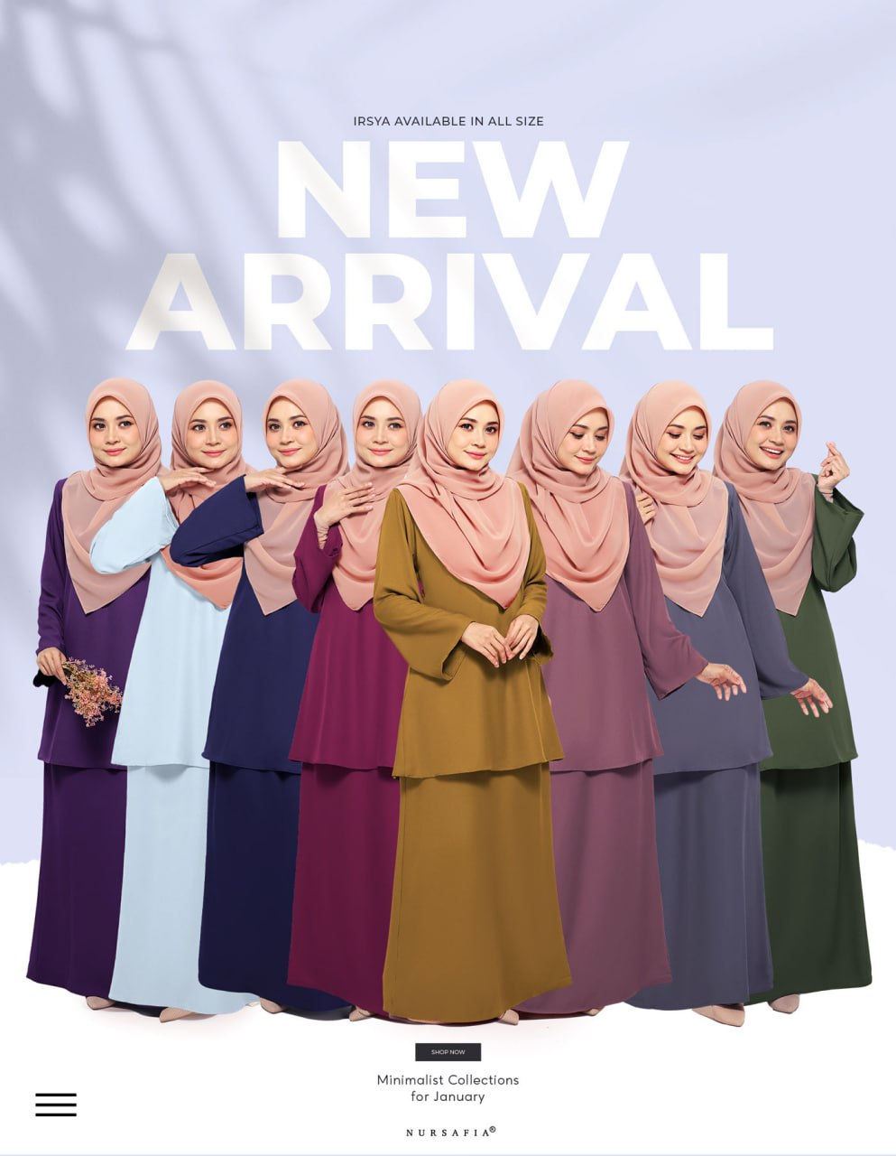 (Plus Size) Kurung Irsya