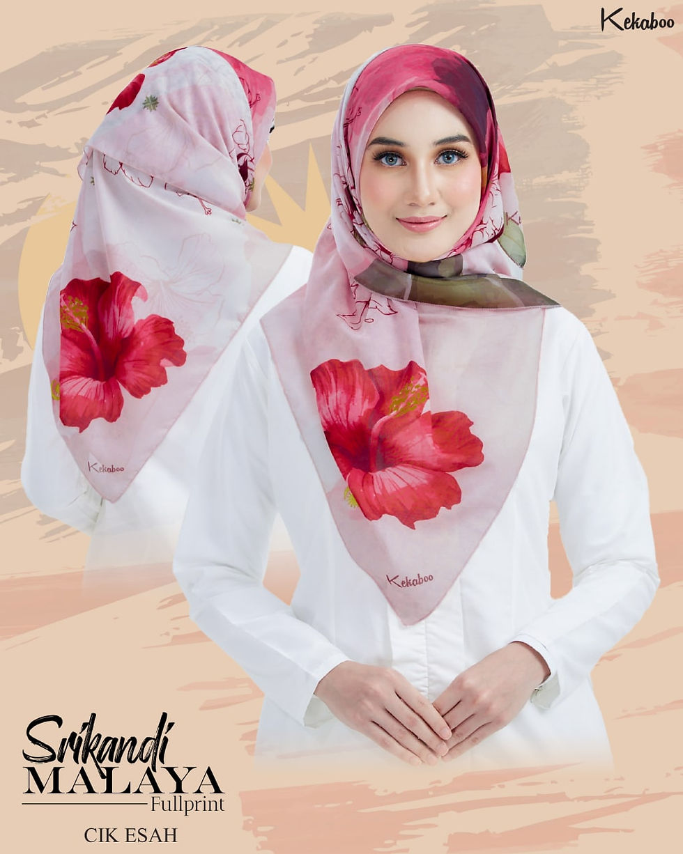 Thumbnail: Kekaboo Bawal Fullprint Srikandi Malaya