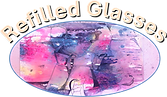Refilled Glasses logo.