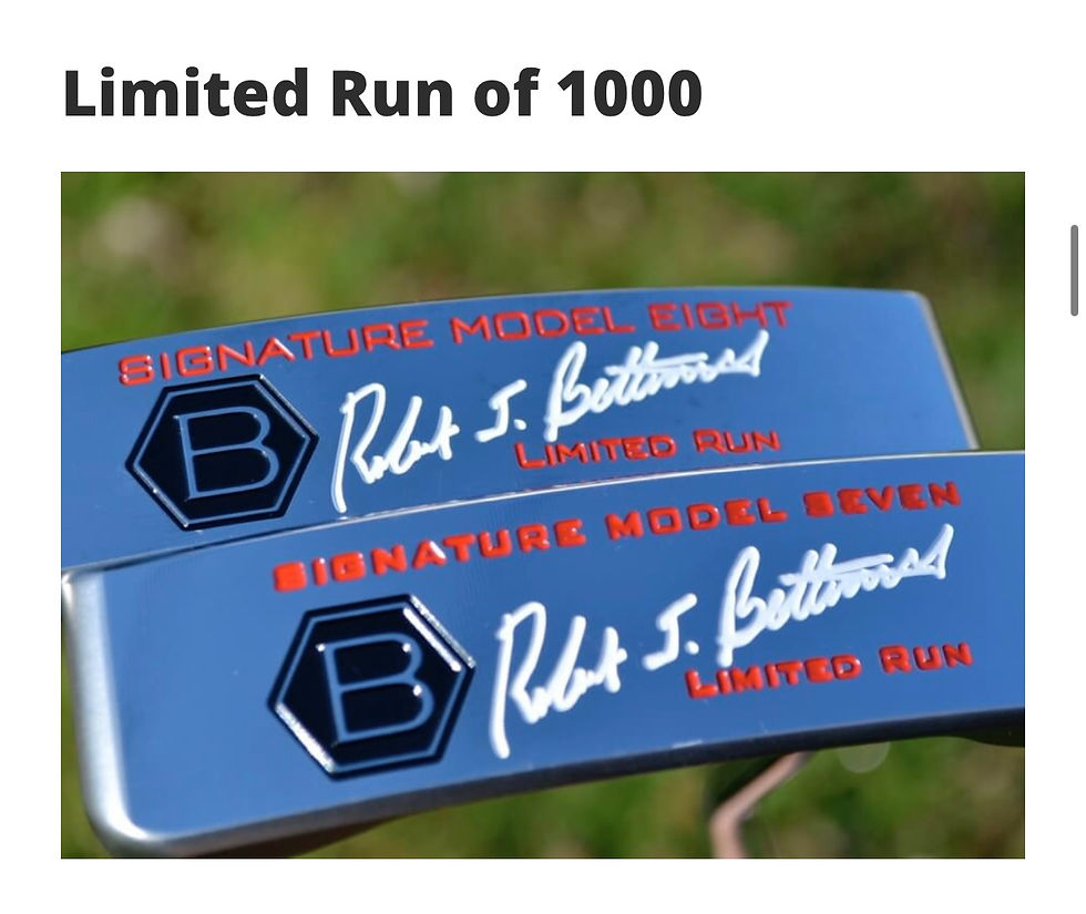 Thumbnail: Special edition bettinardi putter 