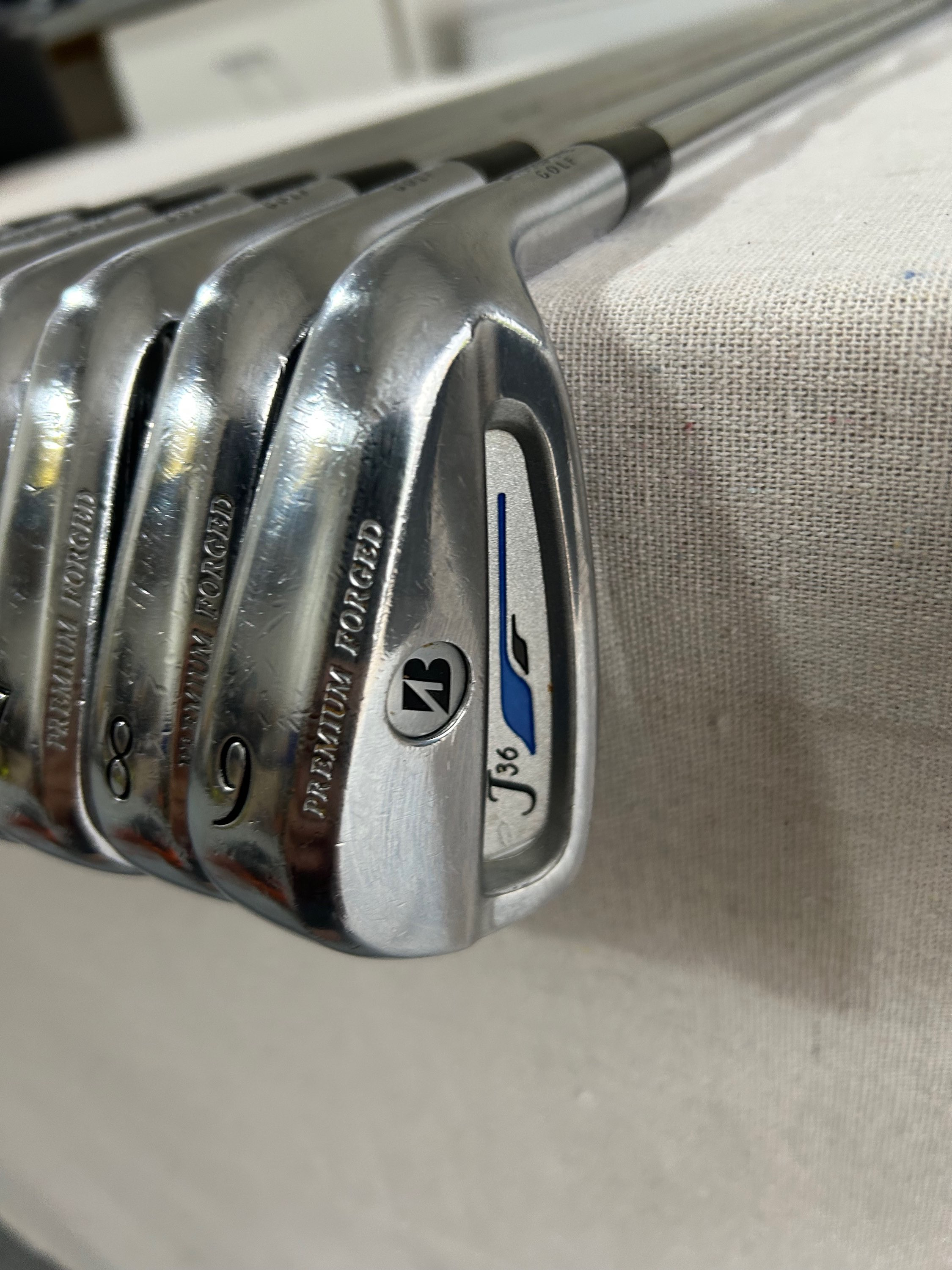 2008 Bridgestone J36 iron set used