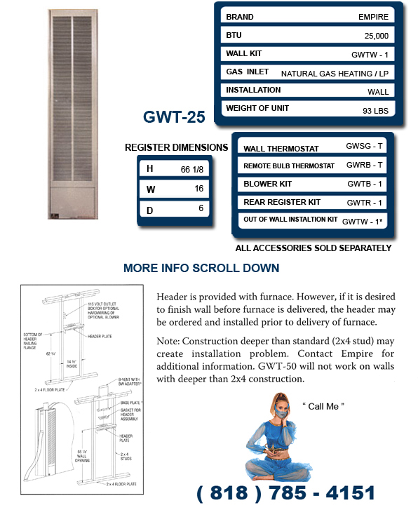 GWT-25 Specs