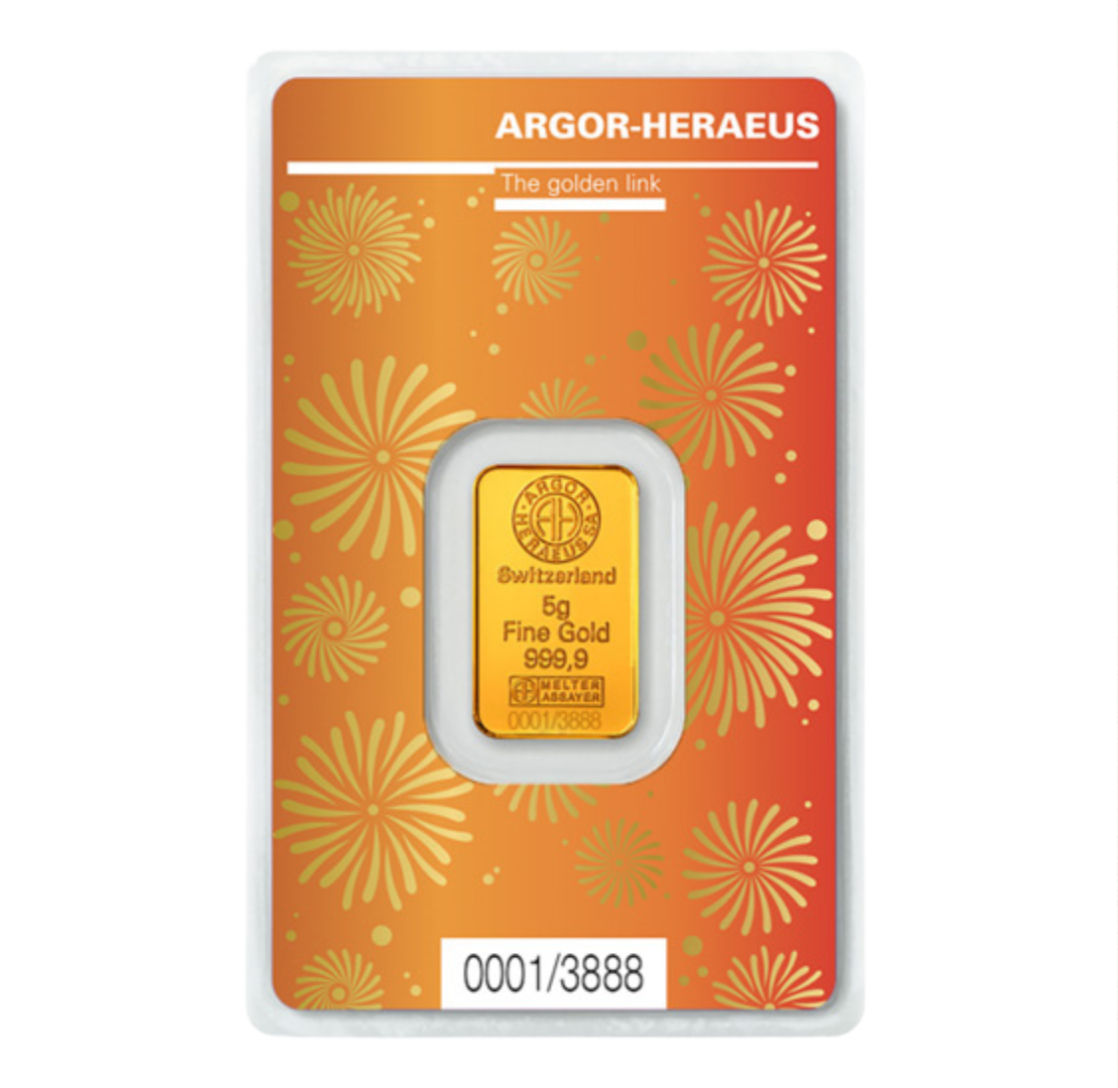 5g Au Minted 2021 Year of the Ox 999.9