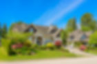 A perfect neighborhood. Houses in suburb at Spring in the north America.jpg