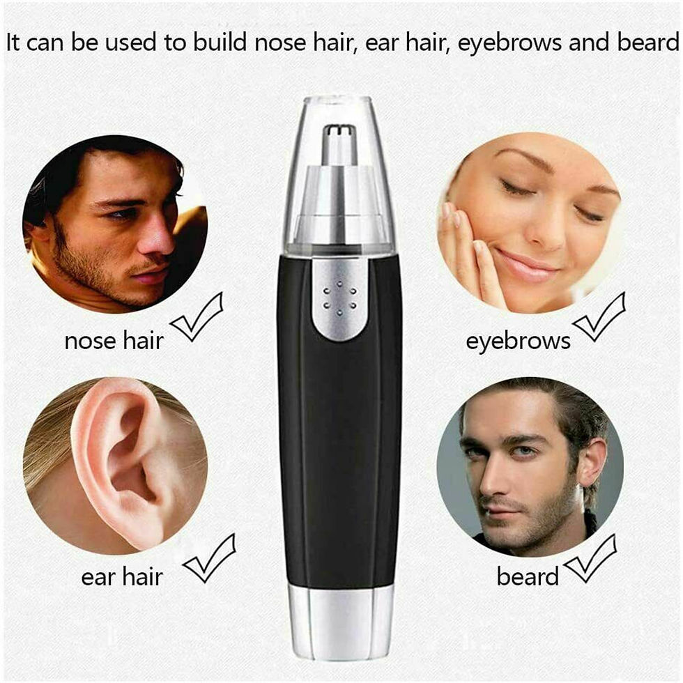 Thumbnail: Men Ear Nose Hair Trimmer Nose Clippers Painless Portable Nose Trimmers Pocket S