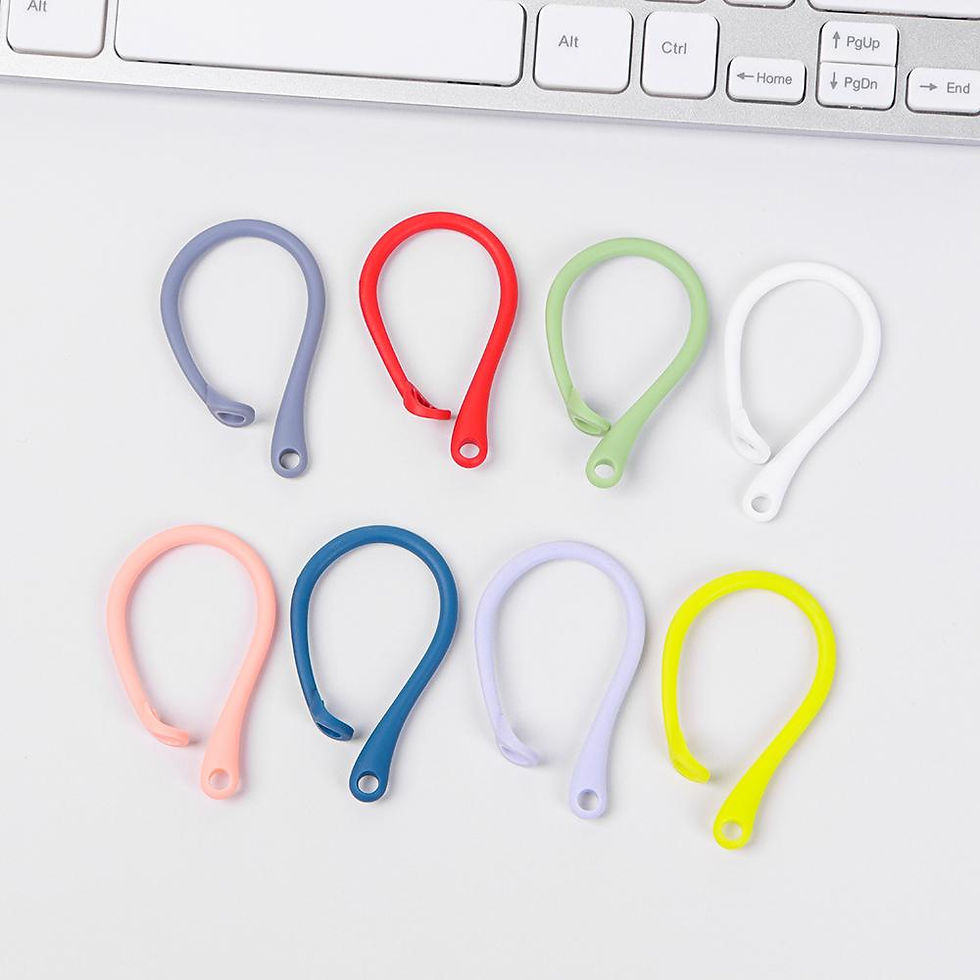 Thumbnail: Earphone Anti-lost Clip For Apple AirPods 1 2 3 Pro Wireless Silicone Sports Blu