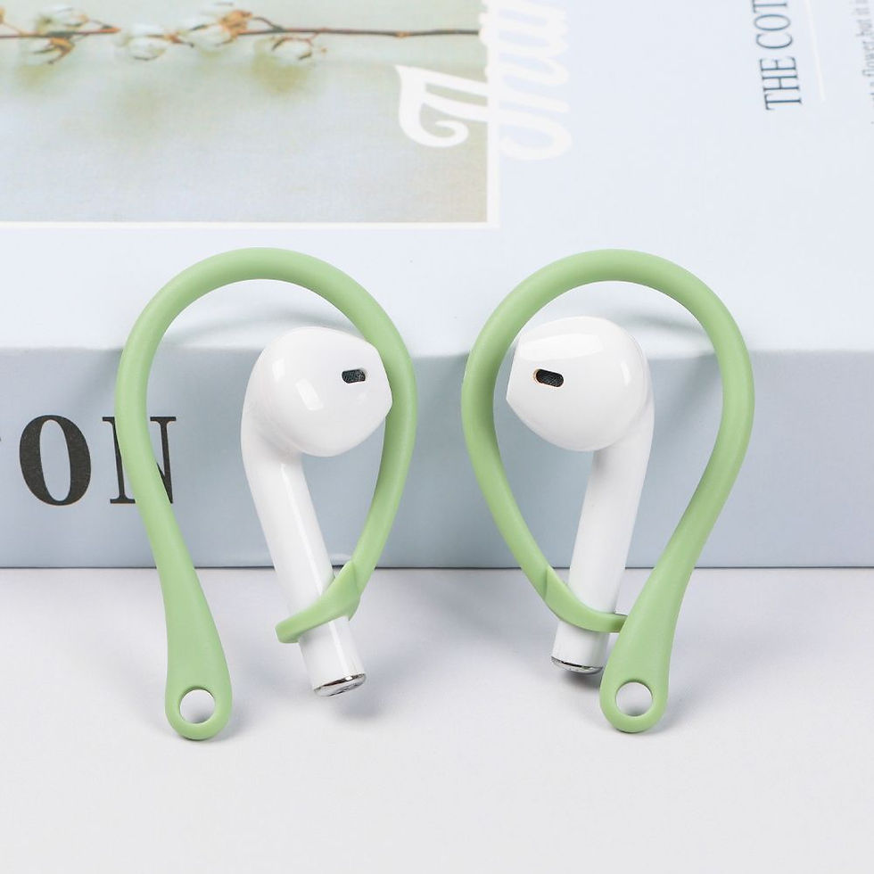 Thumbnail: Earphone Anti-lost Clip For Apple AirPods 1 2 3 Pro Wireless Silicone Sports Blu