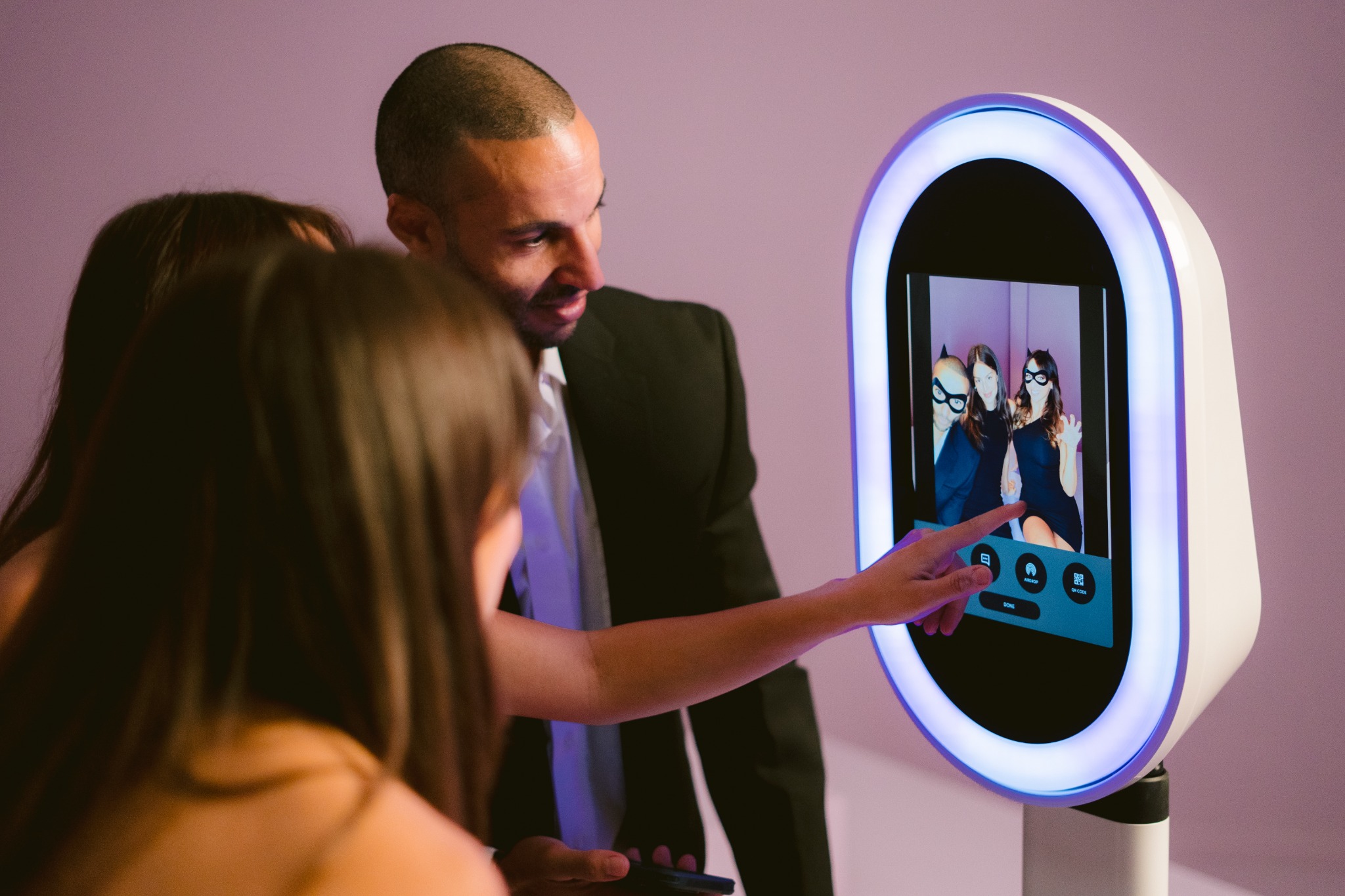 Branded event activations photo booth rental experience in the San Francisco Bay Area