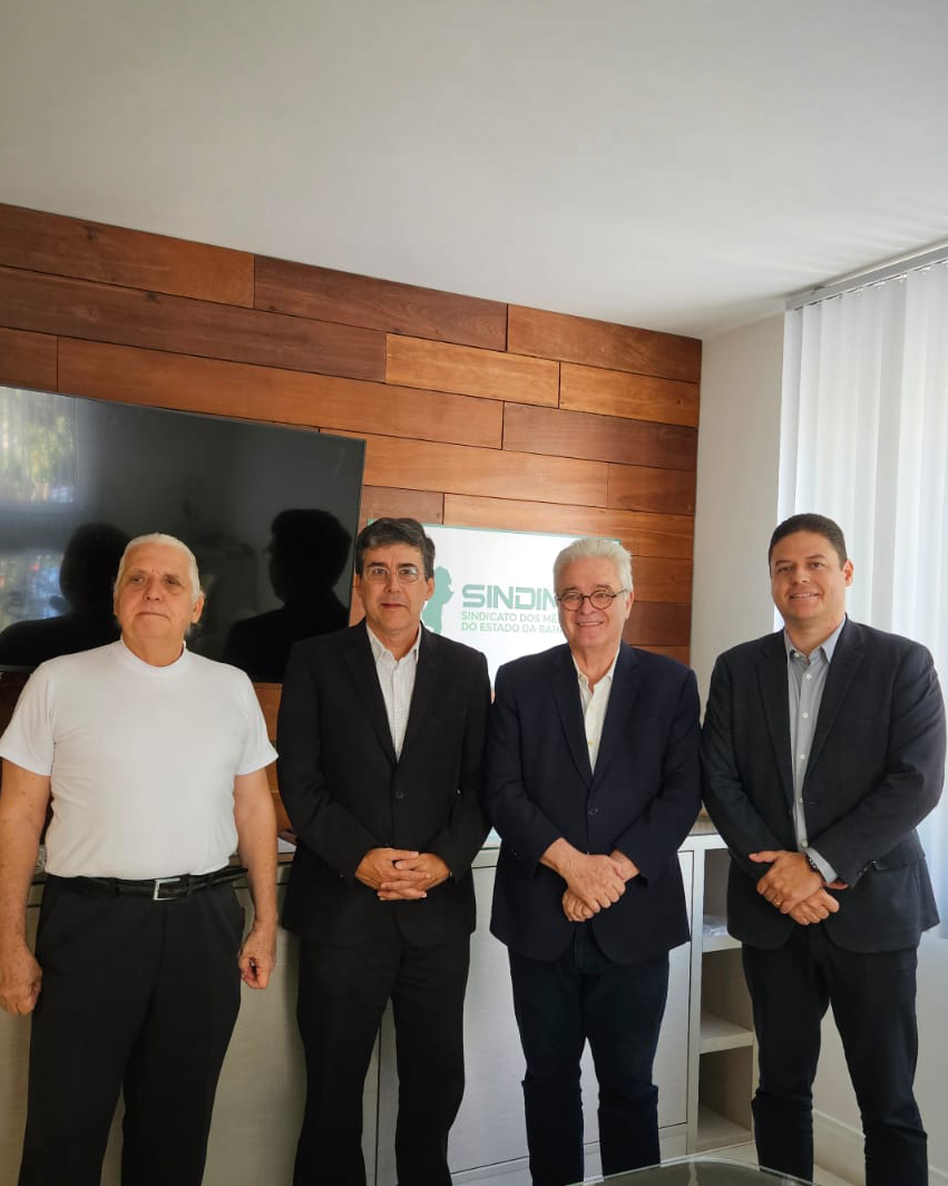 Sindimed recebe a visita do presidente da Associação Nacional de Medicina do Trabalho