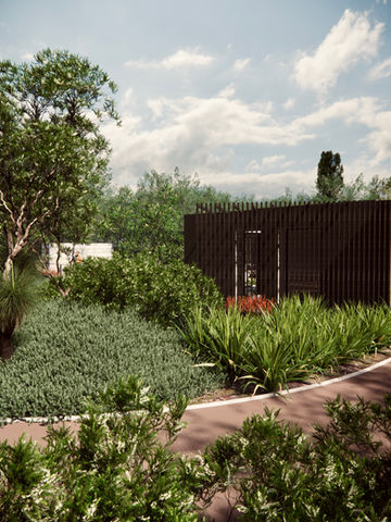 Yoxall Landscape Architecture and Garden Design Siesta Park Western Australia - Rural garden design, sunken firepit, native garden design 08