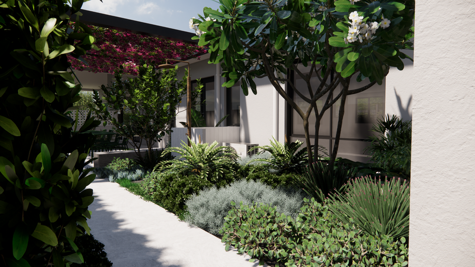 Inground swimming pool and garden design by Kylan Yoxall