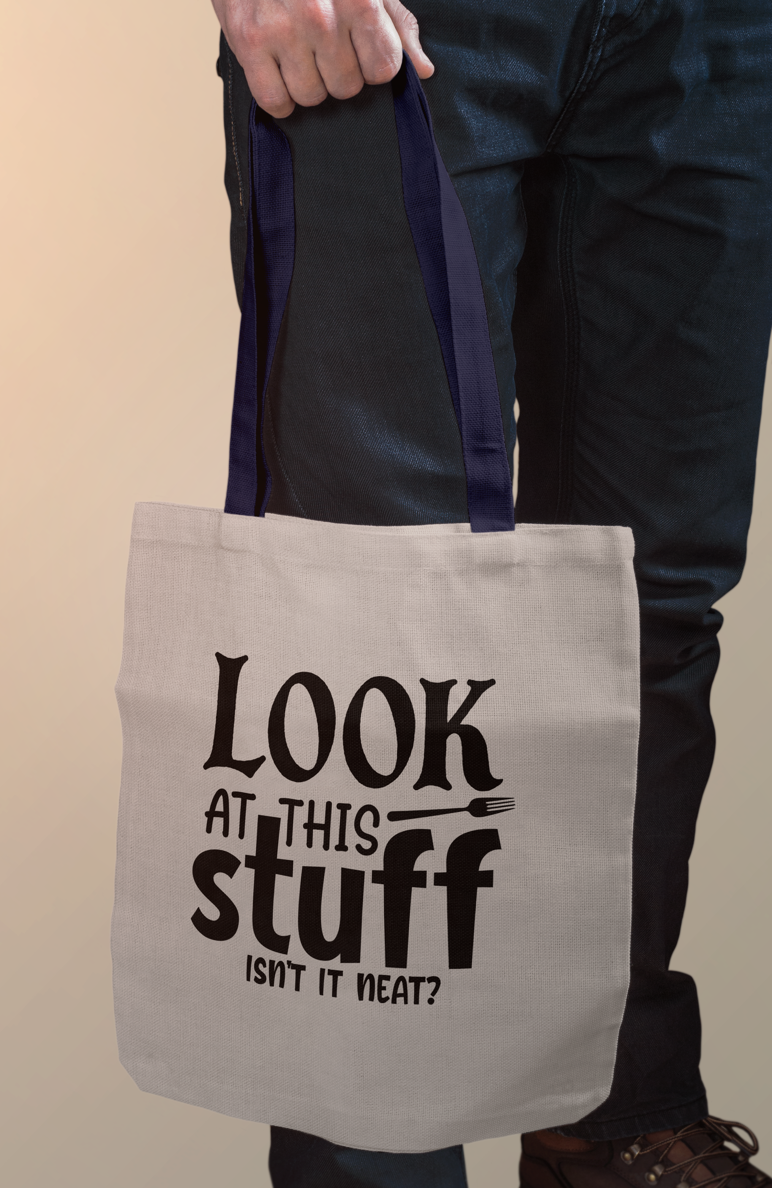 Canvas Tote - Look at this Stuff Isn't it Neat?