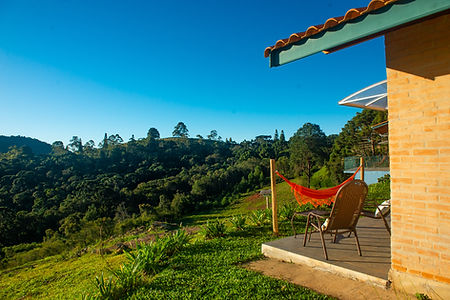Vista para as montanhas