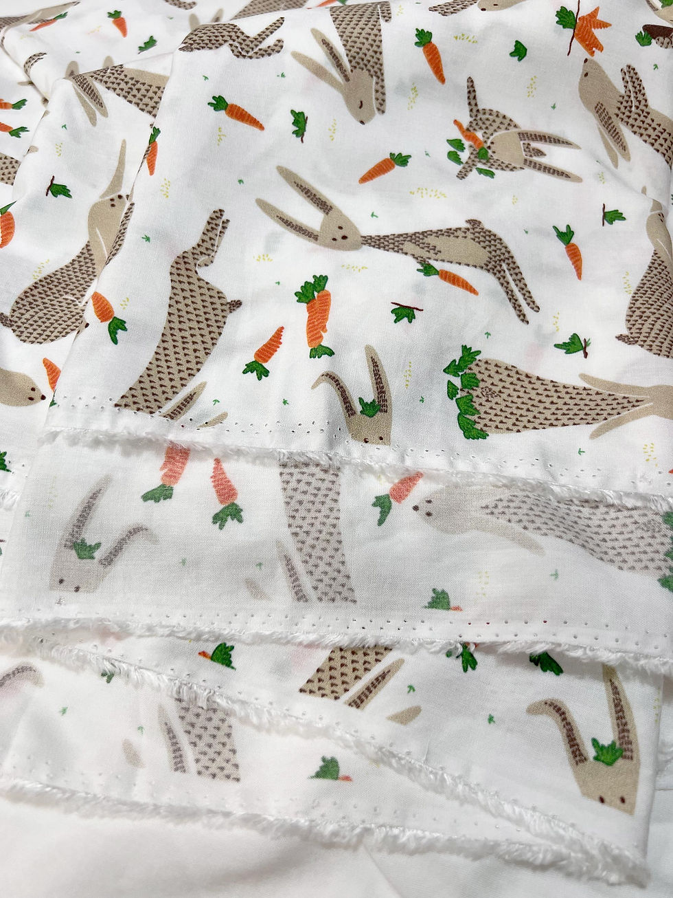Miniatura: Viscosa por metro Rabbits and Carrots VISCOSA 140 ancho