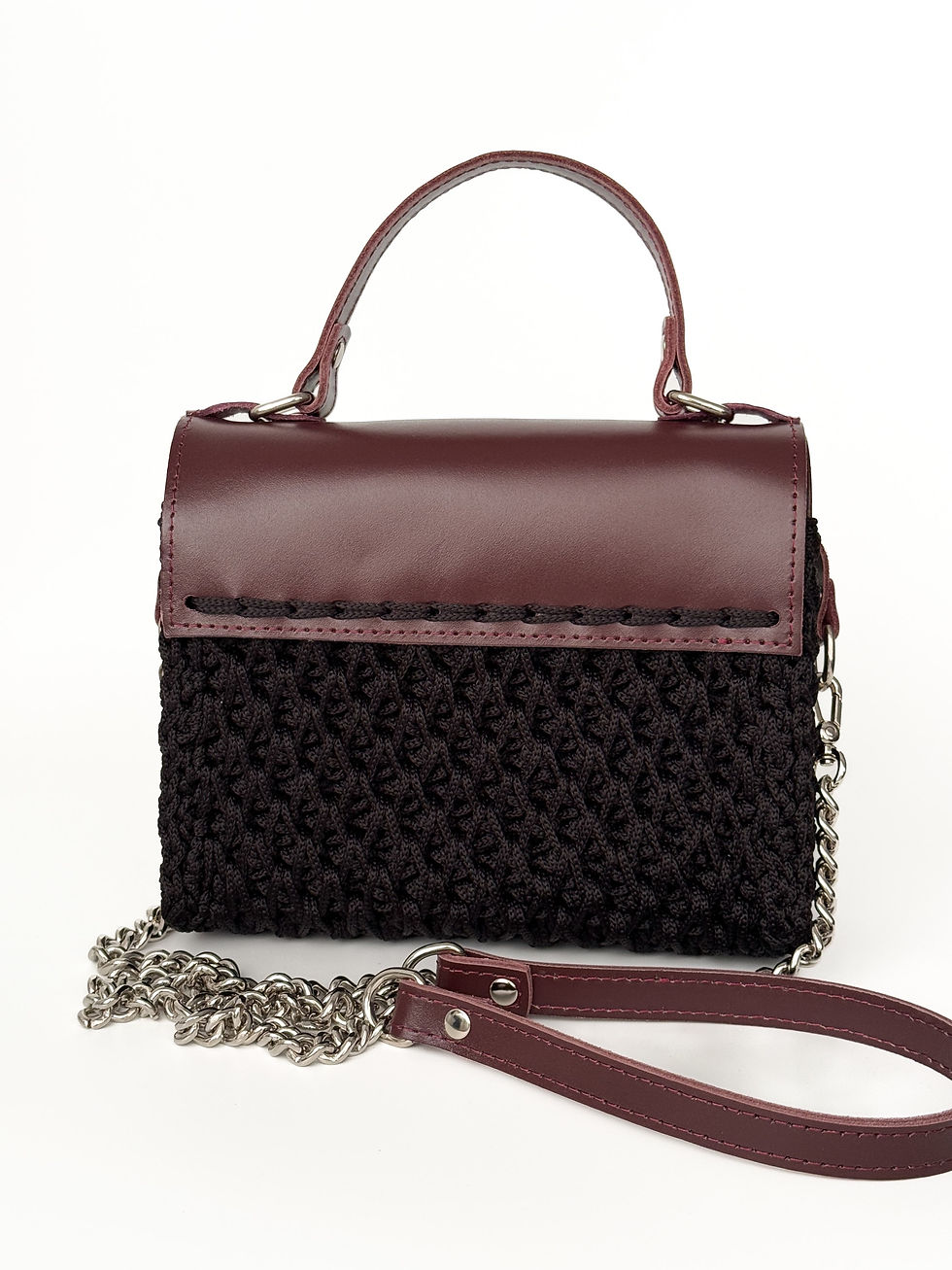 Miniatura: Burgundy and black AMALIA