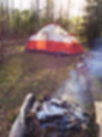 Camping on our land