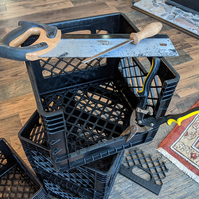 Milk Crates make the BEST Nest Boxes!