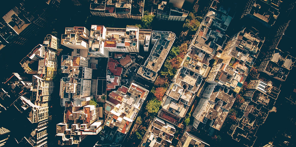 Aerial Photo of a City