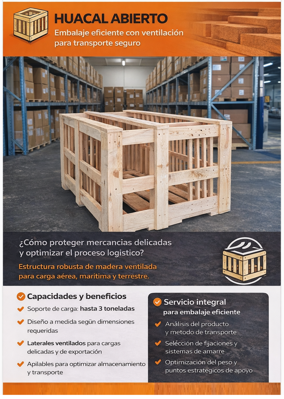 LANDING PAGE HUACAL ABIERTO