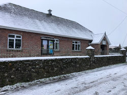 Hall in snow