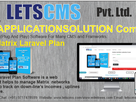 Force Matrix Laravel Plan- MLM Software @199 USD/- Any..| FML MLM Plan Features