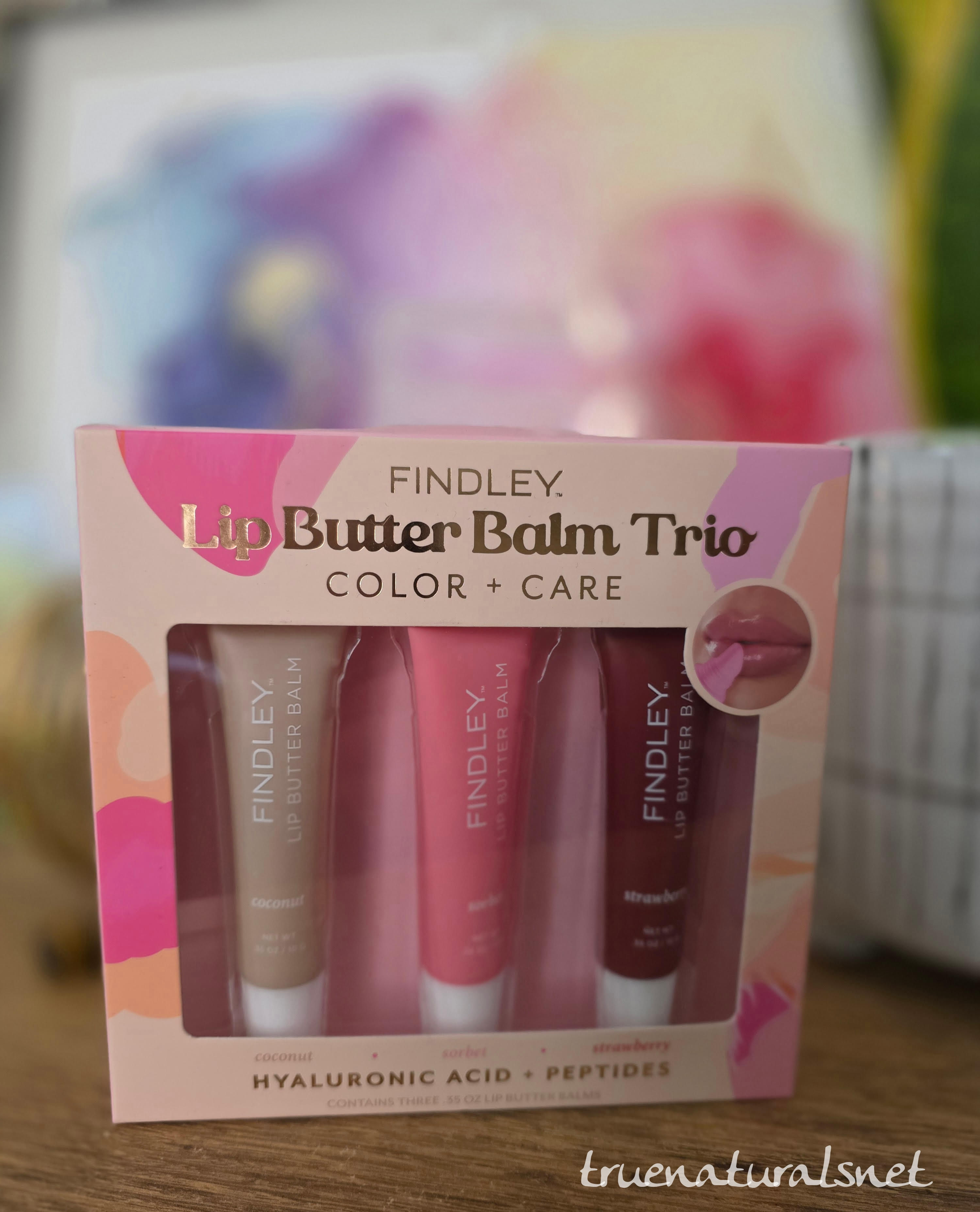 FINDLEY Lip Butter Balm Trio 3x10g lip balm