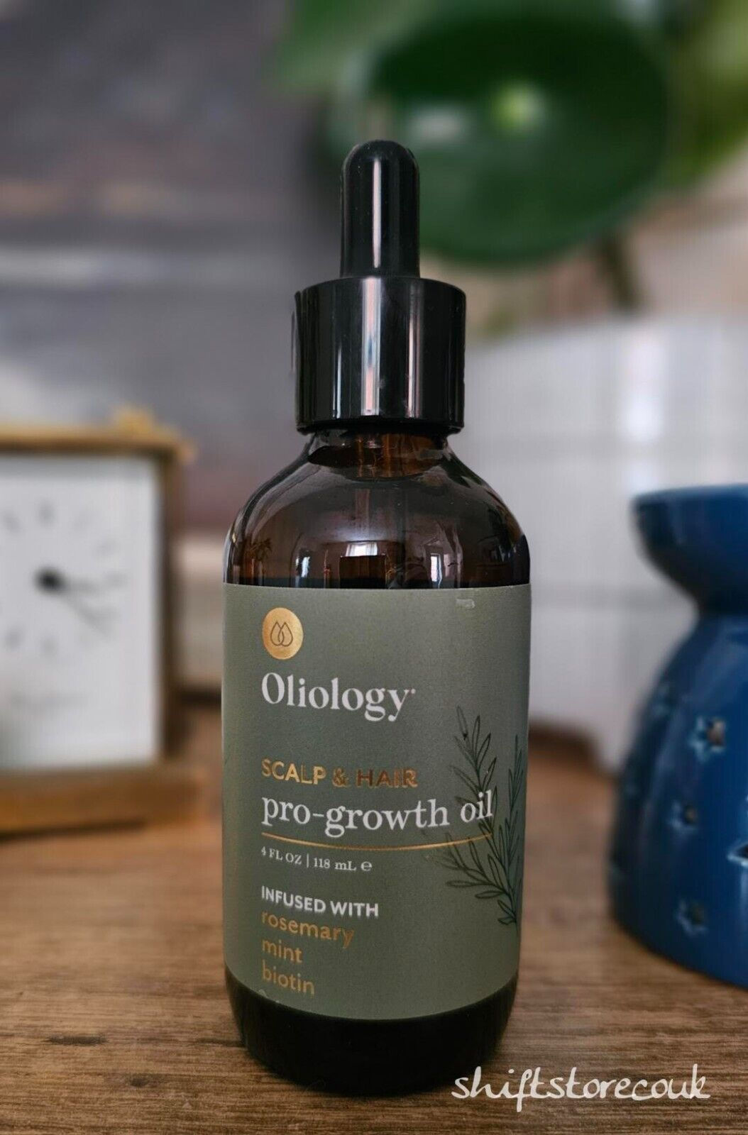 OLIOLOGY | pro - growth oil | infused with rosemary, mint & biotin– 118ml
