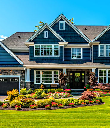 elegant-suburban-house-boasting-meticulous-landscaped-garden-clear-blue-skies-pleasant-sum