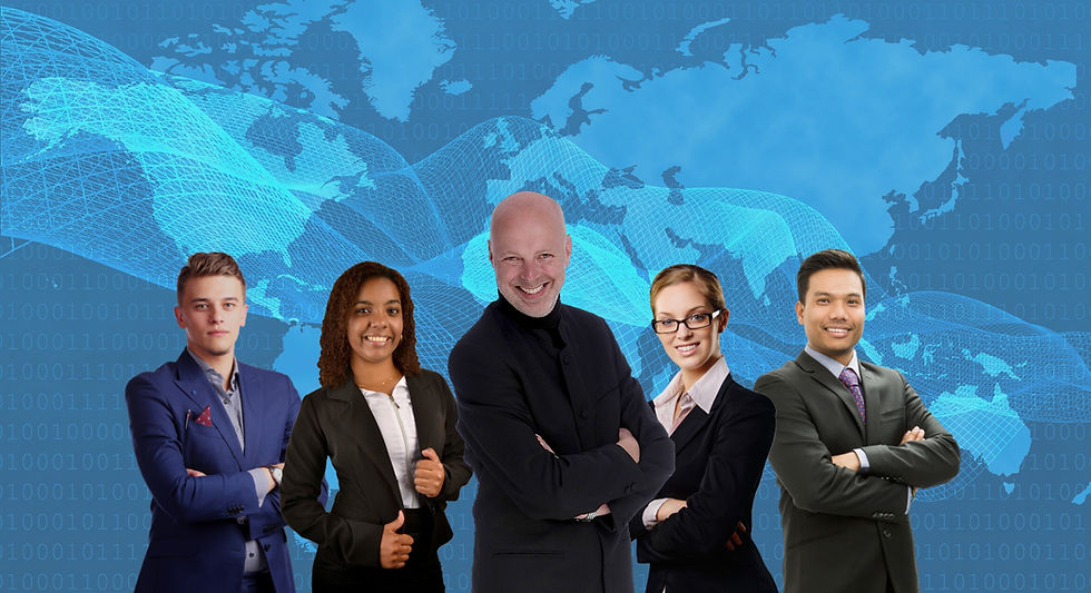 A team of corporate employees