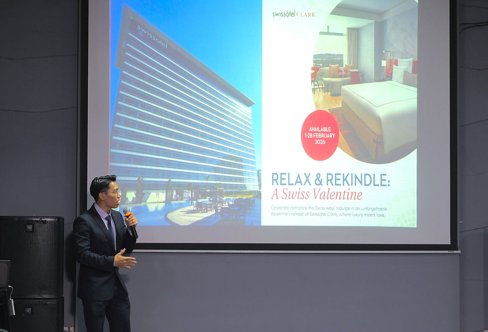 Mr. Rosello, presenting an idea to his audience