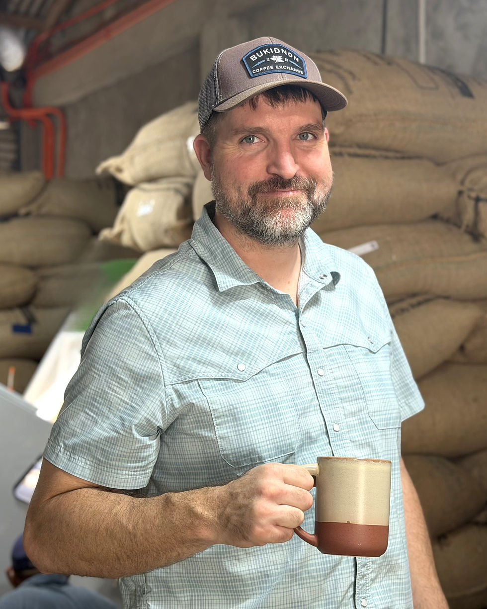 Casey Burnett, American missionary and coffee aficionado who is now living in Bukidnon.
