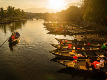 sunset in Vietnam