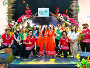 Guam cultural performers at the Guam With Me event in Glorietta