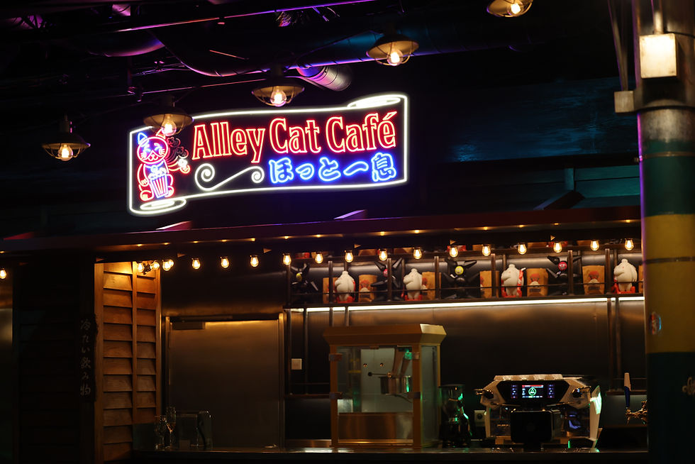 The Alley Cat Cafe aboard the Disney Adventure Cruise